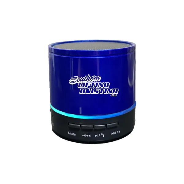 Metal Bluetooth Speaker With LED Light