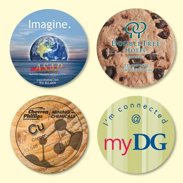 Vynex® DuraTec® 3.6" Round x 1/8" Hard Surface Drink Coaster