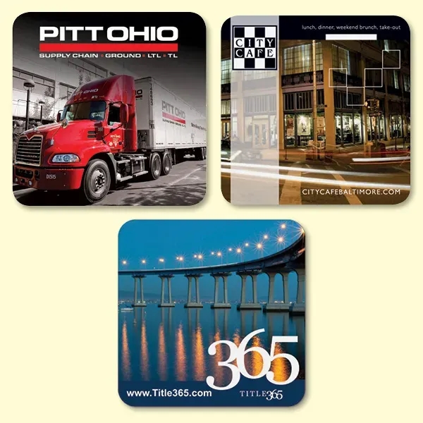 Vynex® DuraTec® 4" x 4" x 1/8" Hard Surface Drink Coaster