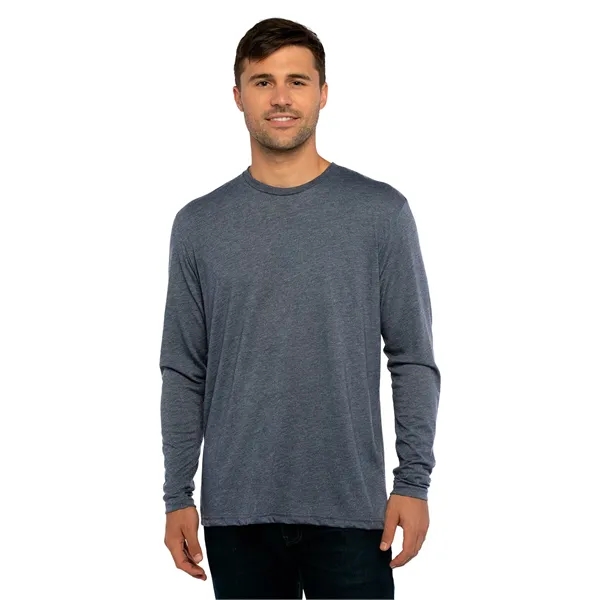 Next Level Apparel Men's Triblend Long-Sleeve Crew