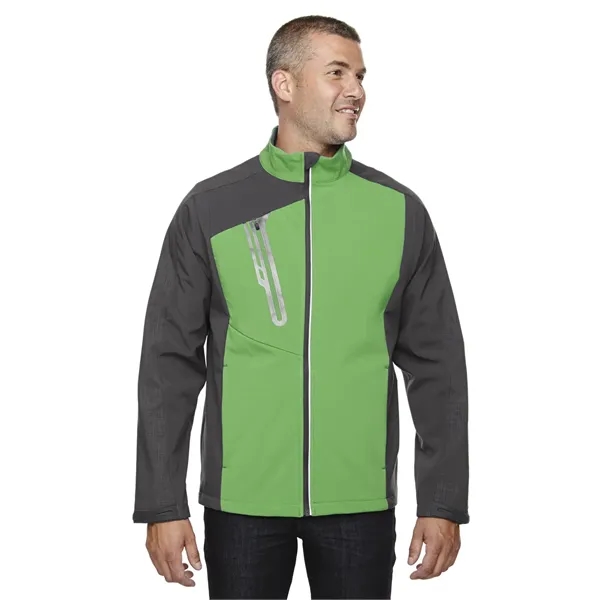 North End Men's Terrain Colorblock Soft Shell with Emboss...