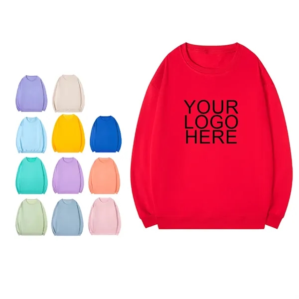 Unisex Hoodless Crewneck Sports Hoodie