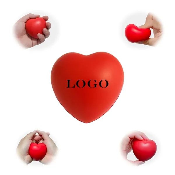 MOQ 100 Popular Heart Shape Stress Balls