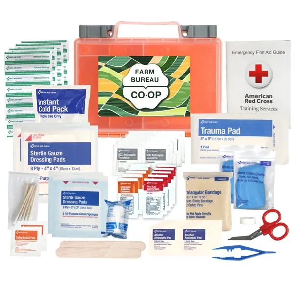 Clear Front Cover 118-piece First Aid Kit