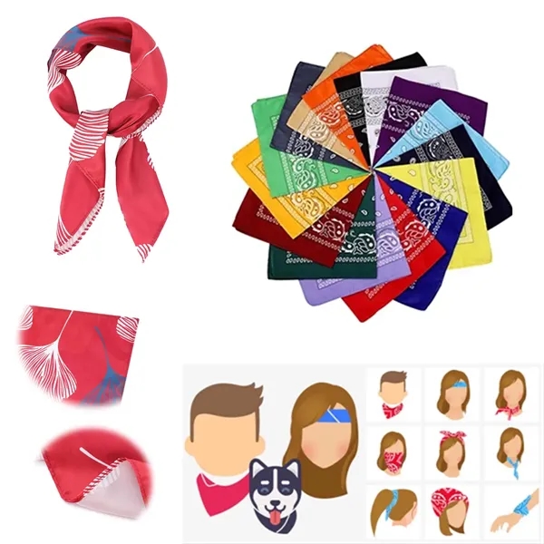 Custom Full Color Polyester Handkerchief