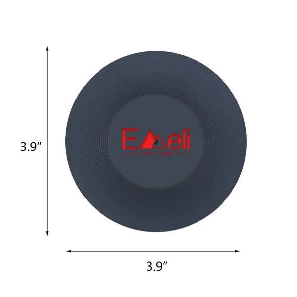 PVC Round Drainage Mats Non-Slip Record Coasters