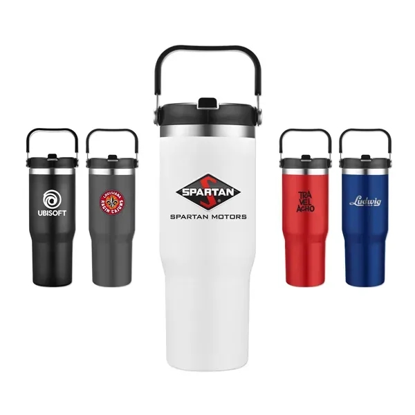 30 Oz. Travel Mug with Handle