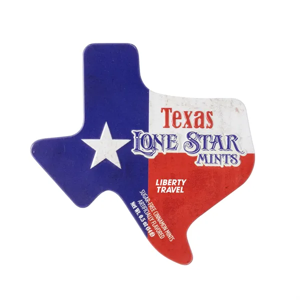 Texas Tin Filled with Mints