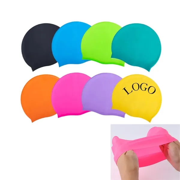 Ergonomic Design Silicone Swim Cap