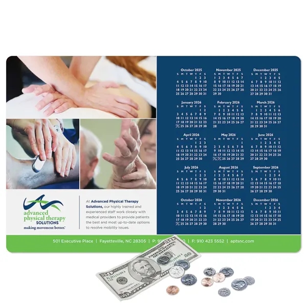 Peel&Place® Ultra Thin Calendar Counter Mat-12"x18"x.015"