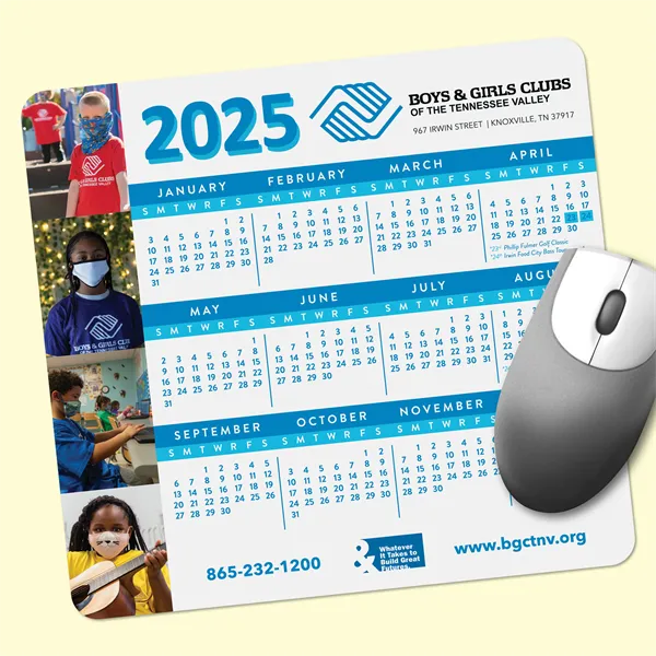 Peel&Place® 7.5"x8"x.015" Ultra Thin Calendar Mouse Pad