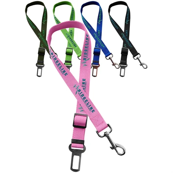 Adjustable Pet Safety Polyester Seatbelt Leash