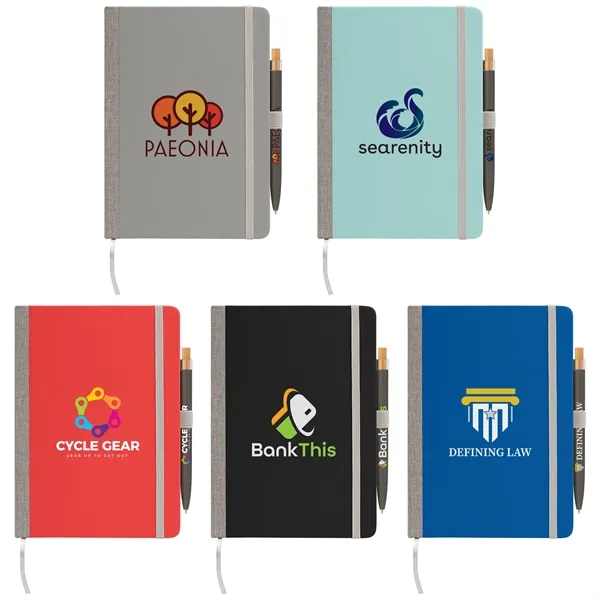 Steinbeck Recycled Hard Cover Journal & Pen Set