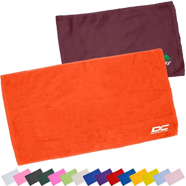 11" X 18" Luxurious 100% Cotton Velour Sports Towel