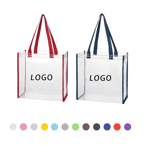 Custom Transparent PVC Tote Bag