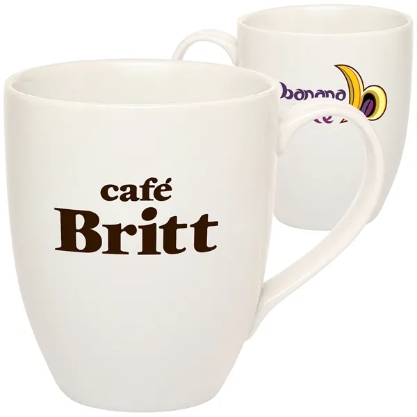 11oz. Vitrified Bistro Porcelain Mugs