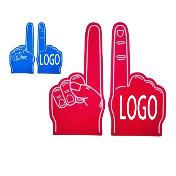 Giant Foam Finger Number 1 DIY Blank Hand Cheerleading