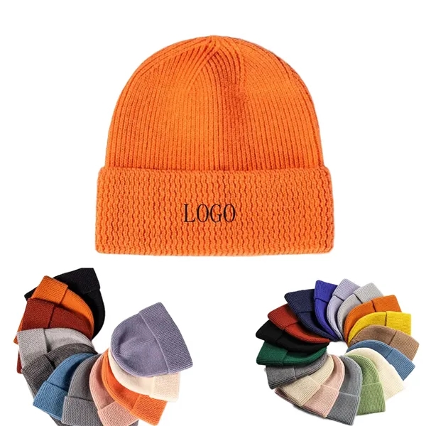 High Appearance Level Winterproof Outdoor Knitted Hat