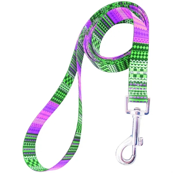 72"L rPET Eco-friendly Sublimation Pet Leash