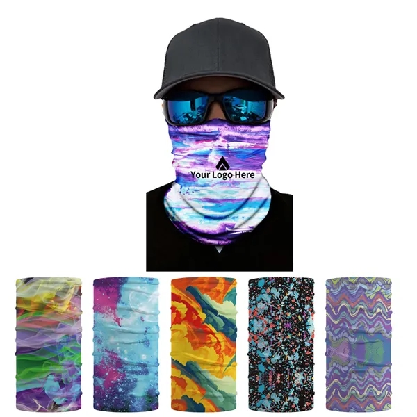 Custom Full Color Seamless Bandana Neck Gaiter Mask