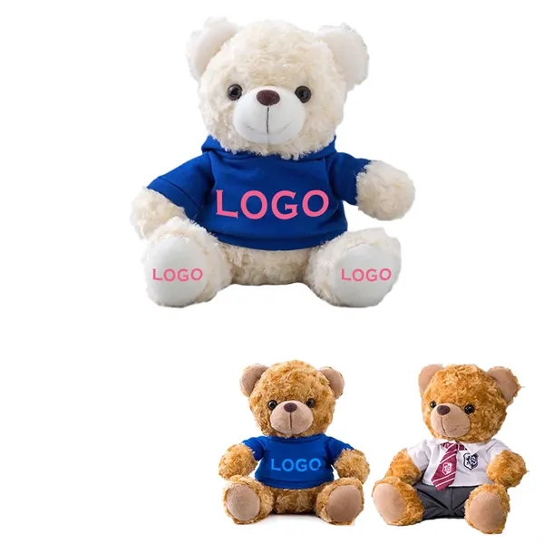 Custom Teddy Bear Plush Toys with Hoodie/T-shirt