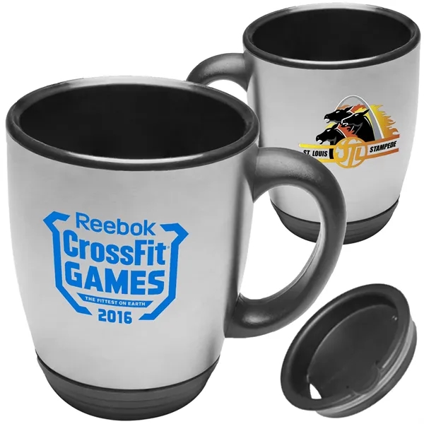 16 oz. Stainless Steel Bistro Travel Mugs