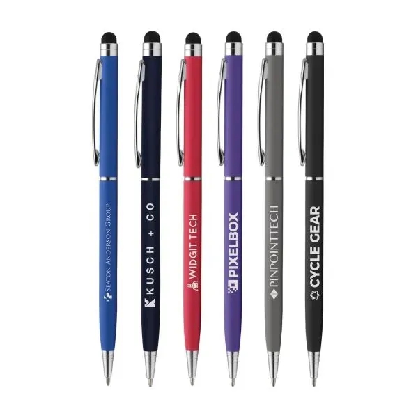 UltraSlim Softy w/ Stylus - Laser Engraved - Metal Pen