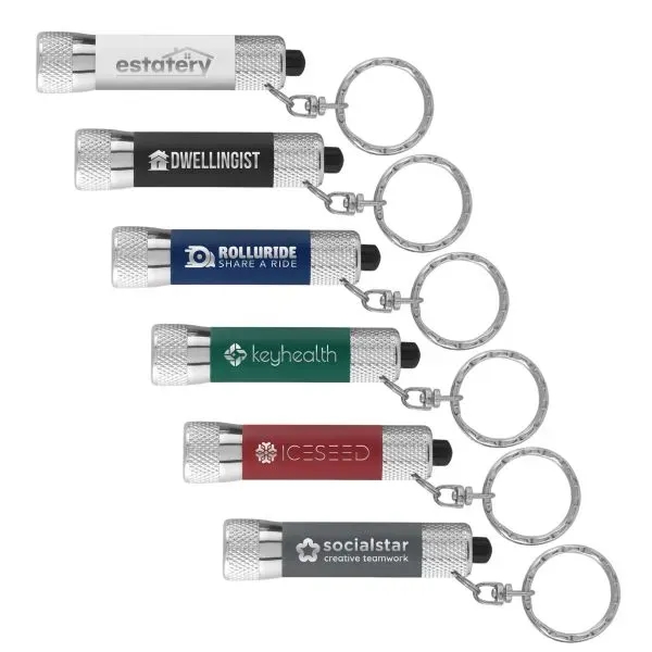Chroma Softy - Laser Engraved - LED Flashlight Keyring