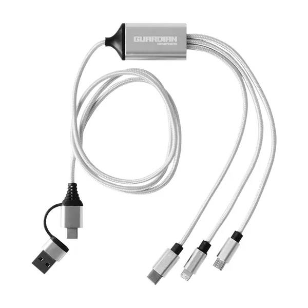 Prime Line 3-in-1 Charging Cable with Dual Input