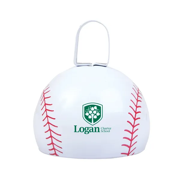 Prime Line Baseball Shape Cow Bell