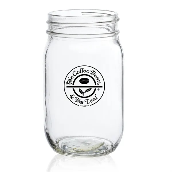 16oz. Mankato Mason Jar Drinking Glass