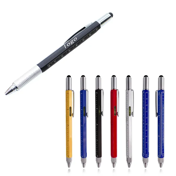 Custom 6-in-1 Multitool Tech Tool Pen