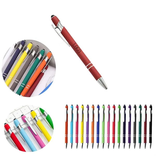 Maggi Metal Aluminum Rod Press Ballpoint Pen