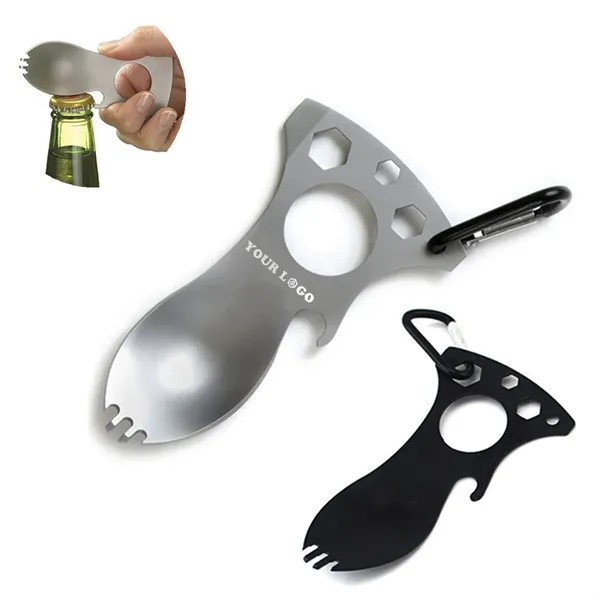 Multifunction Outdoor Camping Fork Spoon Opener