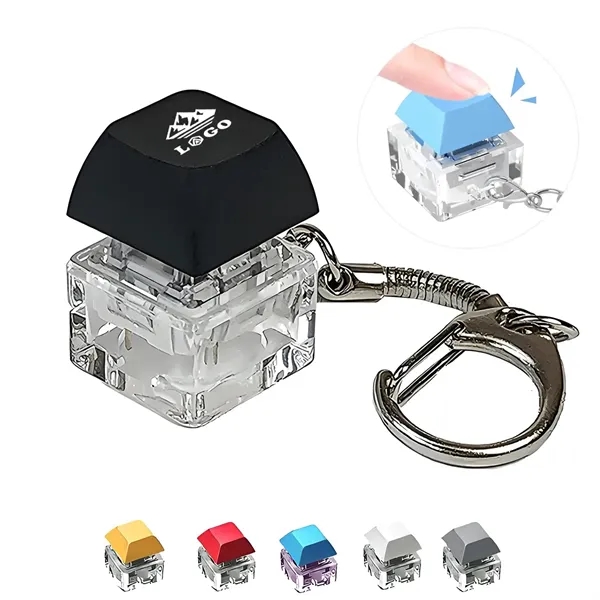 Clicky Keyboard Fidget Keychain