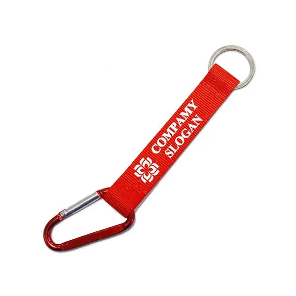 Woven Keychain With Carabiner