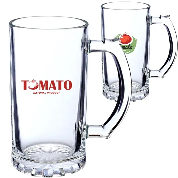 16 oz. Glass Printed Sports Mugs