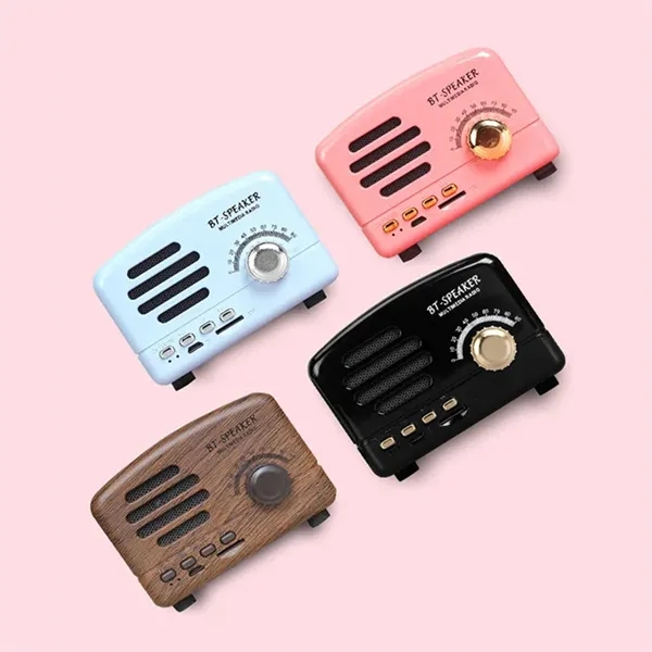 Mini Vintage Retro Wireless Bluetooth Speaker