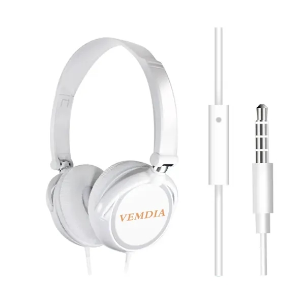 Foldable Noise Cancelling Wired Headphone