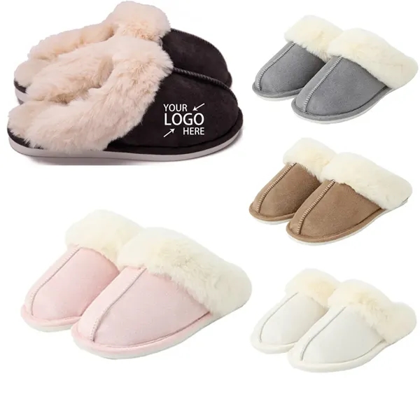Women's Warm Fluffy Winter House Slippers