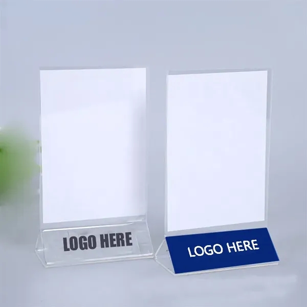 Acrylic Clear Table Tent
