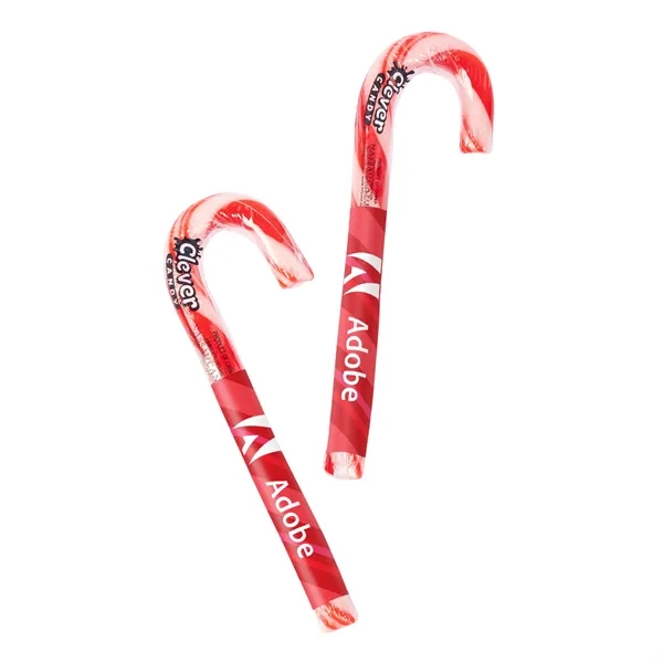 Large Candy Cane with Clear Label