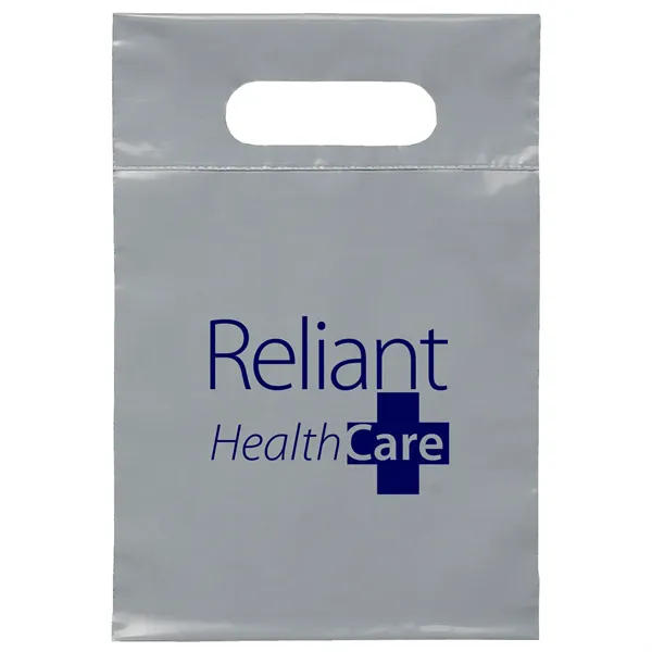 7W x 10 1/2H Die Cut Handle Bag - Flexo Ink Print