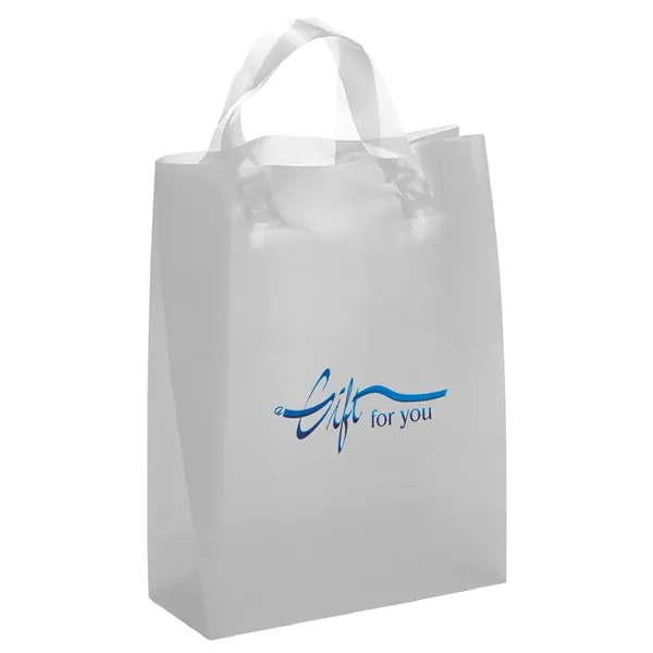 Apollo Frosted Brite Shopper - Foil Print