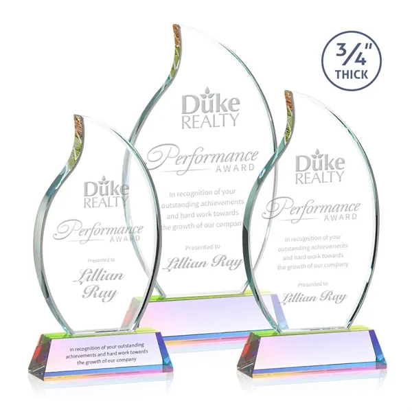 Croydon Flame Award on Newhaven Base - Prismatic