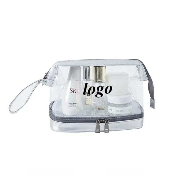 Unisex portable toiletry storage and makeup bag