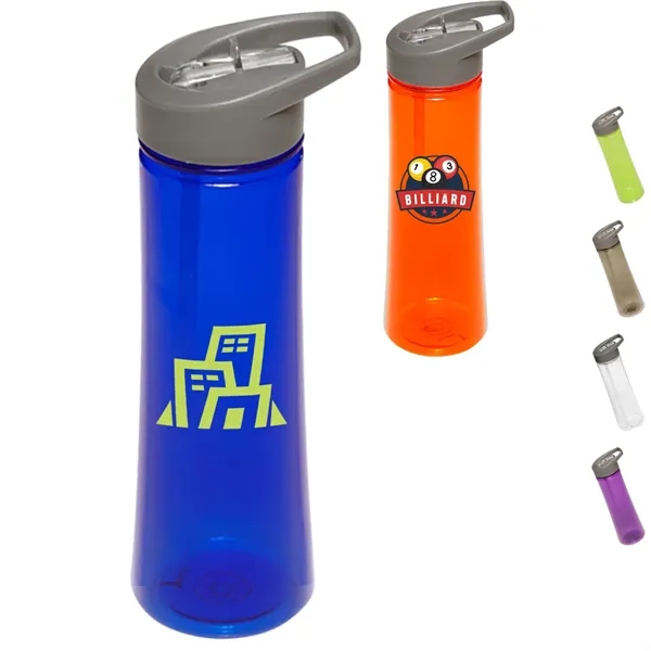 22 oz Sports Bottles w/ Flip Top Spout