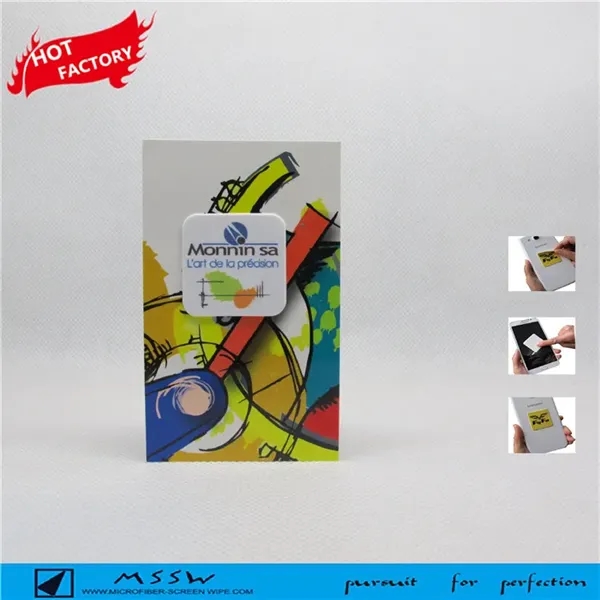 Smart Phone Adhesive Sticky Microfiber Screen Cleaner