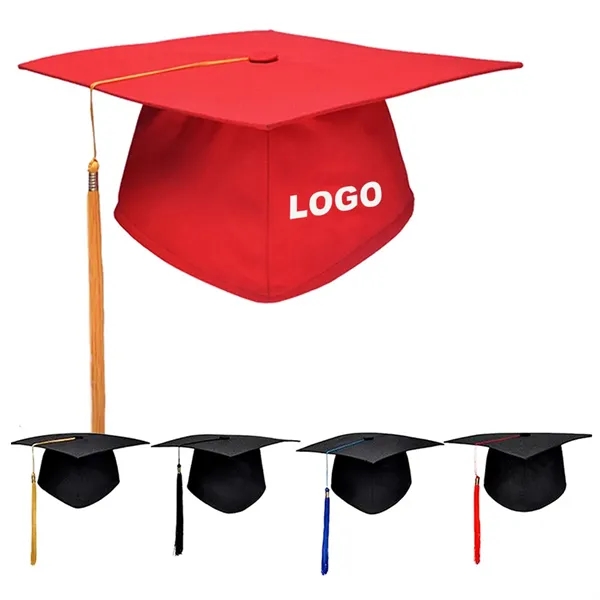 Unisex Adult Graduation Cap With Tassel Adjustable