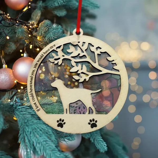 Suncatcher Layered Wood Ornament